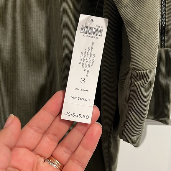 🆕 Chico’s Tunic Top - Picture 4 of 11